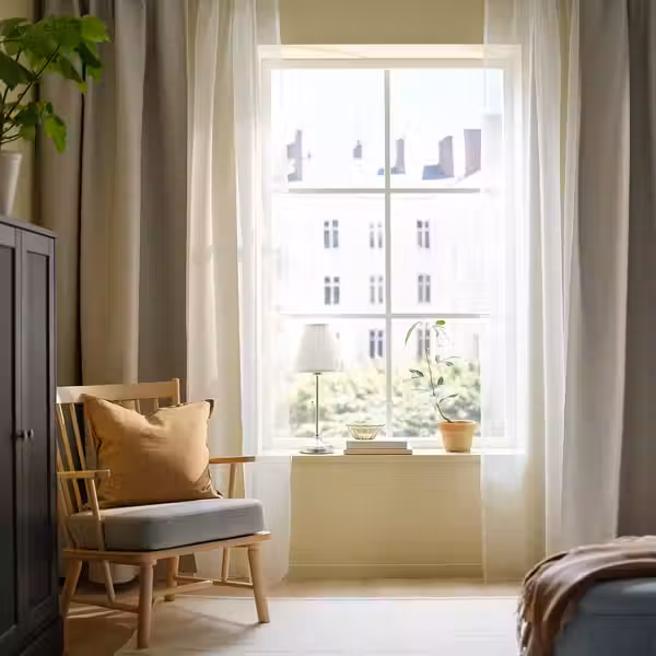 TERESIA Гардины, 2 шт. - белый 145x300 см - фото 2