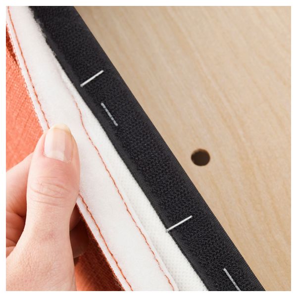 Чехол на стул ХЕНРИКСДАЛЬ, Шифтебу темно-оранжевый - схема-чертеж с размерами