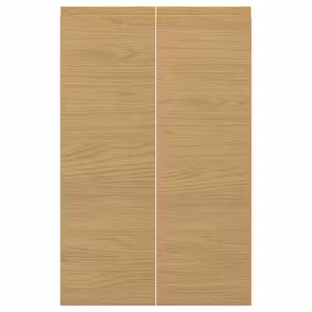 VOXTORP Дверца д/напольн углового шк, 2шт - правосторонний/под дуб 25x80 см