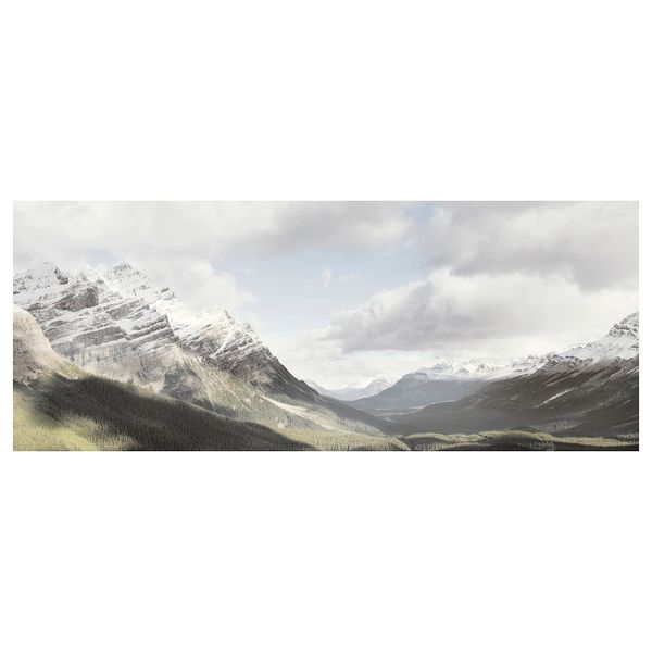 Холст, 140x56 см, Скалы IKEA BJÖRKSTA 405.277.26 - схема-чертеж с размерами