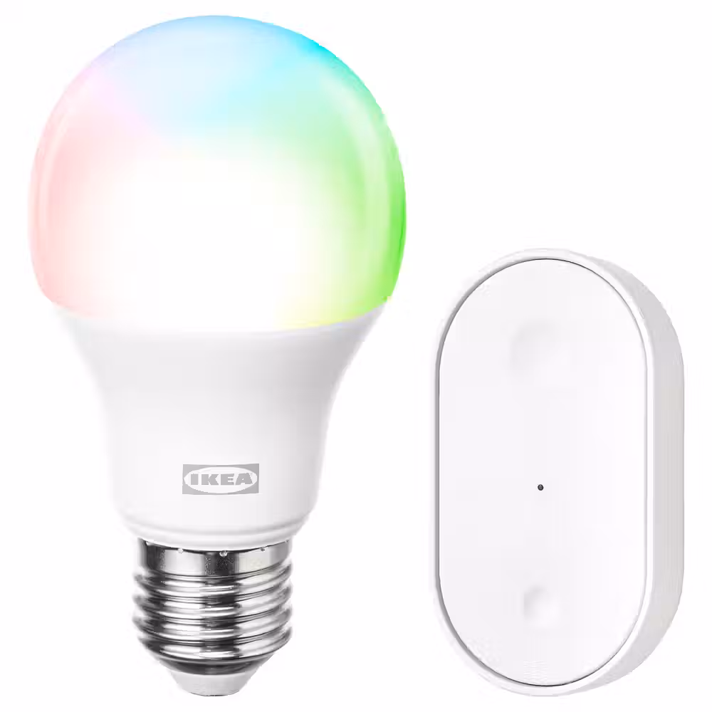 KAJPLATS КАЙПЛАТС Комплект для подключения - умный дом цветной и белый спектр E27 - фото 1