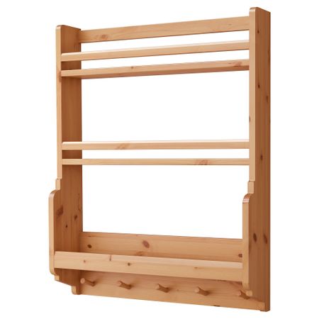 Полка навесная ГЭМЛЕБИ, светлая морилка антик (80x100 см)