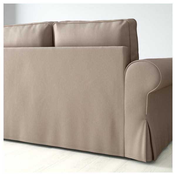 Диван-кровать с козеткой БАККАБРУ, Тигельшо бежевый - фото 7