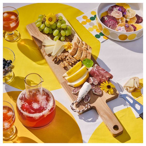 Доска разделочная, акация, 58x16 см IKEA BRÖGGAN 105.707.02 - фото 3