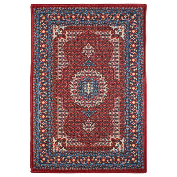 Придверный коврик, красный/синий 60x90 см IKEA SKIVHOLME СКИВХОЛЬМЕ 204.721.26 - фото 1