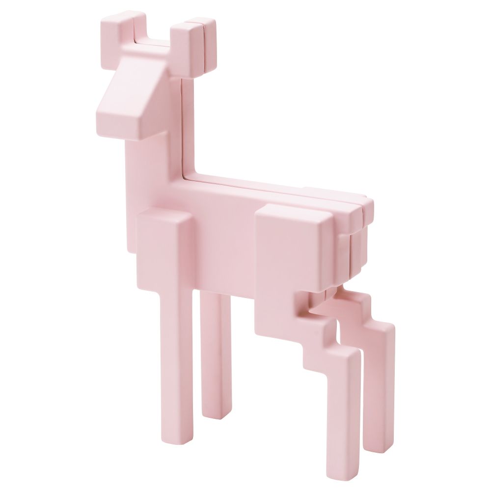 Украшение САМСПЕЛТ, олень, розовый - фото 1