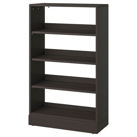 Стеллаж с цоколем, темно-коричневый 81x37x134 см IKEA HAVSTA ХАВСТА 692.750.87