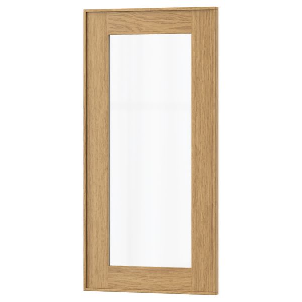 Стеклянная дверь ЭКЕСТАД, дуб - фото 1