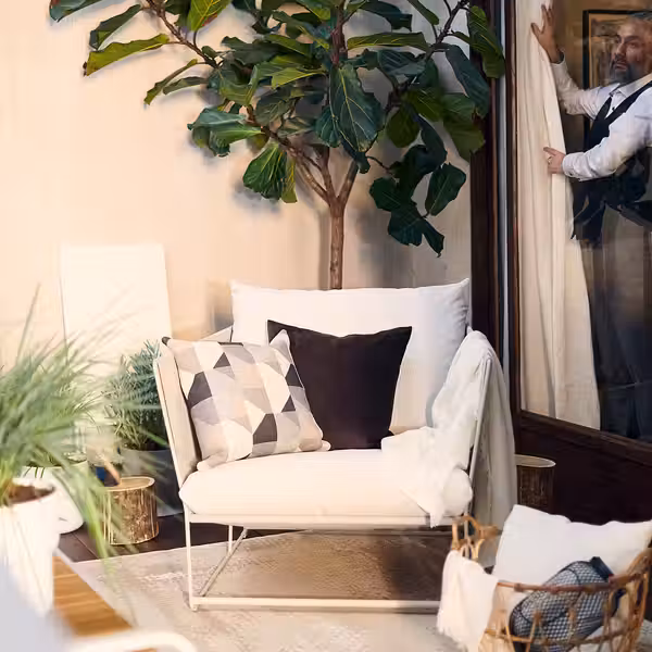 HAVSTEN Садовое кресло - бежевый - фото 3