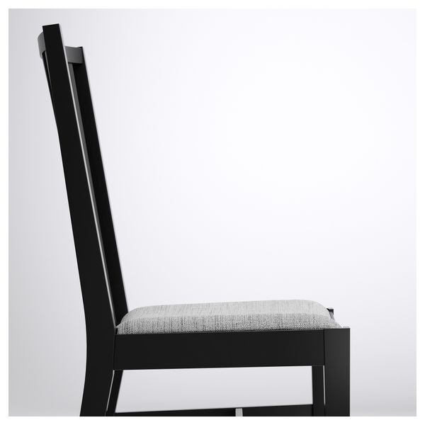 Стул НОРНЭС, черный, Исунда серый - фото 3