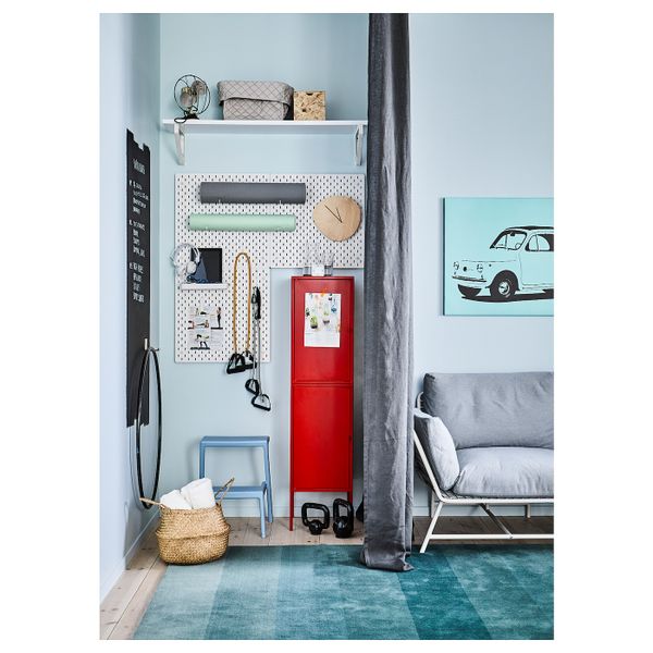 Полка, белый IKEA SKÅDIS СКОДИС 603.621.40 - фото 4