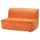 Диван-кровать 2-местная ЛИКСЕЛЕ ЛЁВОС, Хенон оранжевый