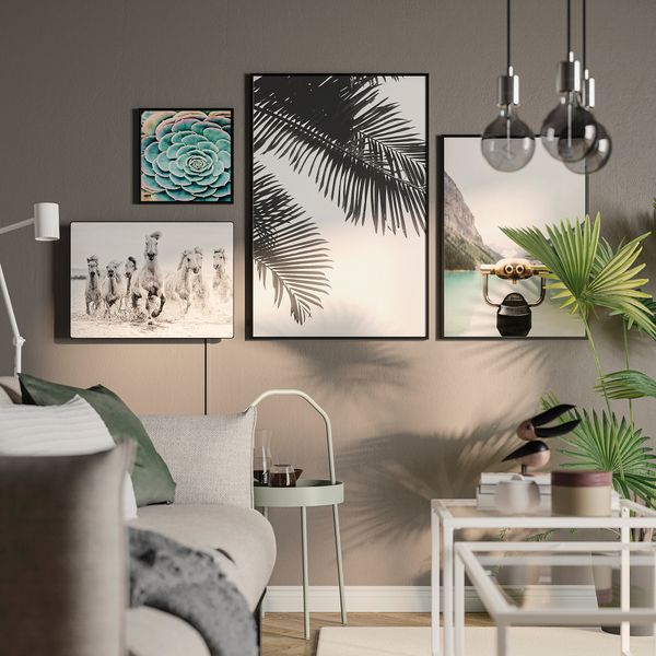 Рама для картины с Wi-Fi динамиком, белый Брызги умный дом IKEA SYRLIG СИРЛИГMFONISK 595.200.65 - фото 4