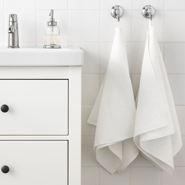 Полотенце, белый, 50x100 см IKEA SALVIKEN САЛЬВИКЕН 203.132.17 - фото 3