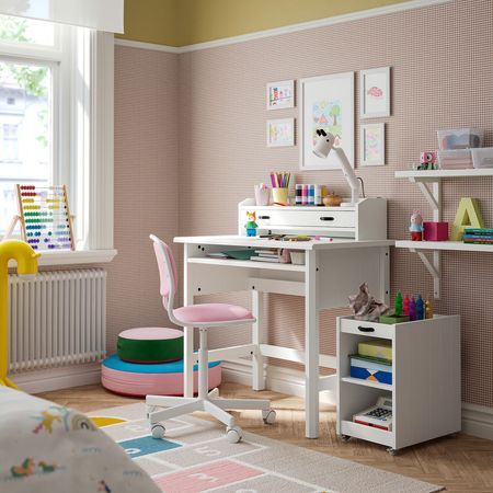 BRYTNING Письменный стол - белый 85x53x75 см