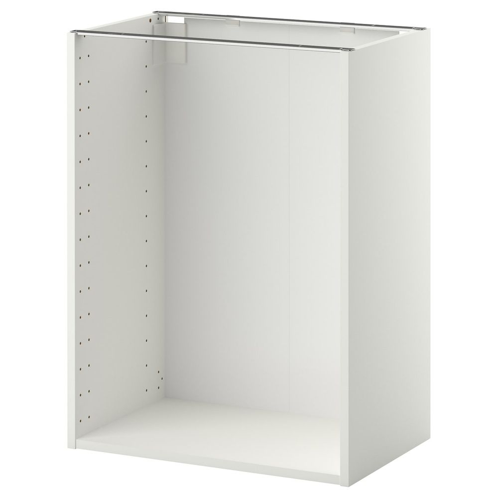 Каркас напольного шкафа, белый 60x37x80 см IKEA METOD МЕТОД 403.679.78 - схема-чертеж с размерами