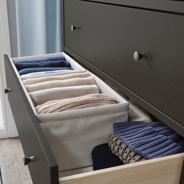 BAXNA Органайзер - серый/белый 26x34x18 см - фото 3