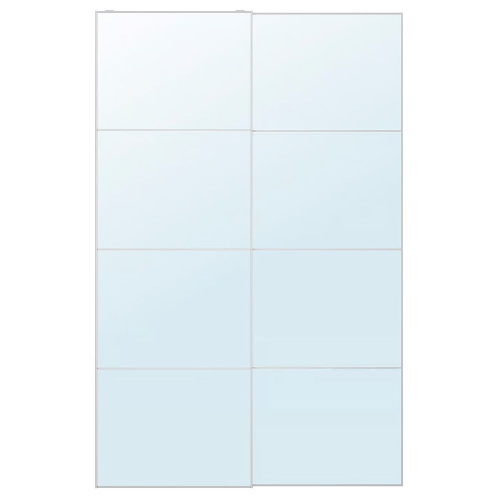 AULI Пара раздвижных дверей - зеркальное стекло 150x236 см - фото 1