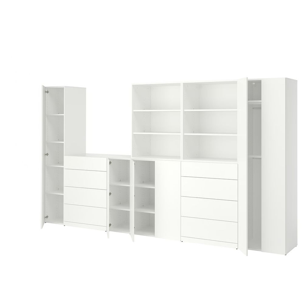 LASTARE Комбинация д/хранения - белый 380x42x200 см - фото 1