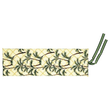 Подстилка на шезлонг, орнамент «пальма» желтый 190x60 см IKEA СОЛБЛЕКТ 404.605.23
