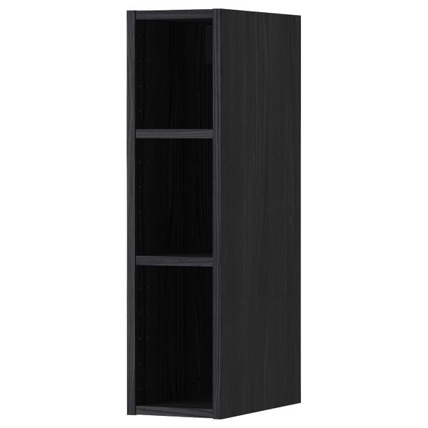Каркас навесного шкафа, под дерево черный 20x37x80 см IKEA МЕТОД 403.680.15 - схема-чертеж с размерами