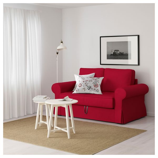 Диван-кровать 2-местная БАККАБРУ, Нордвалла красный - фото 2