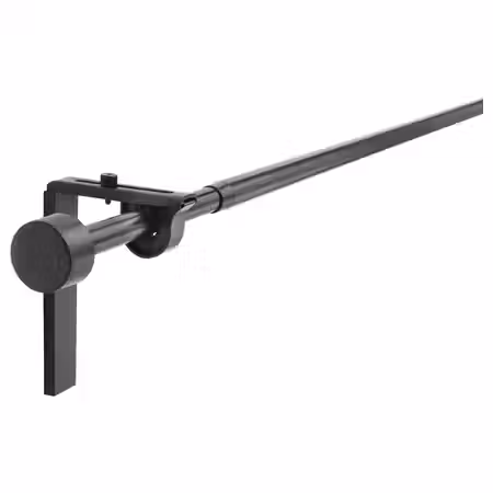 RÄCKA Гардинный карниз/комбинация - чёрный 120-210 см