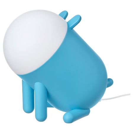 GREJSIMOJS ГРЕЙСИМОЙС Настольная лампа, светодиодная - регулируемая яркость/собака синий