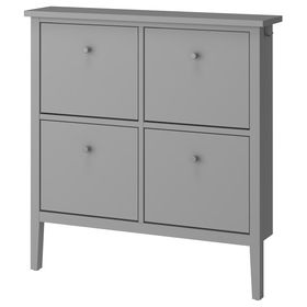 GULLABERG Галошница, 4 отделения - серый 105x22x107 см