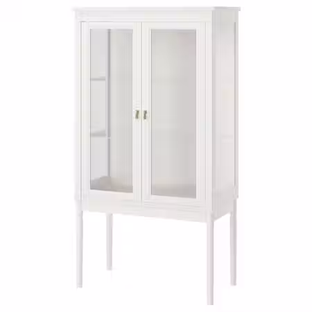 FÄRJKARL ФЭРКАРЛ Шкаф-витрина - белый с оттенком 87x45x161 см