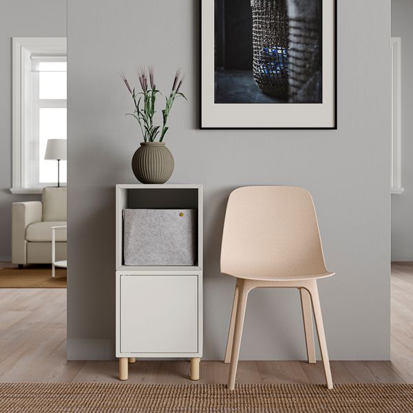 Комбинация шкафов с ножками, 35x35x80 см, светло-серый-белый IKEA EKET ЭКЕТ 593.860.81 - фото 4