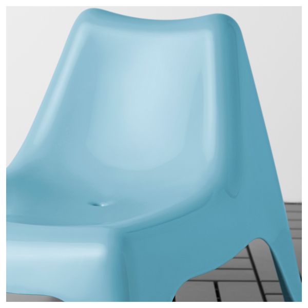 Детское садовое кресло БУНСЁ, синий - фото 3