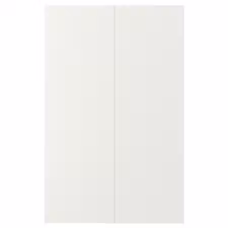 VEDDINGE Дверца д/напольн углового шк, 2шт - белый 25x80 см
