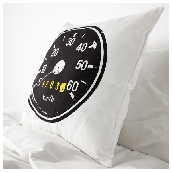 Подушка ОКТУР, черный (50x50 см) - схема-чертеж с размерами