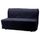 Диван-кровать 2-местная ЛИКСЕЛЕ МУРБО, Хенон черный