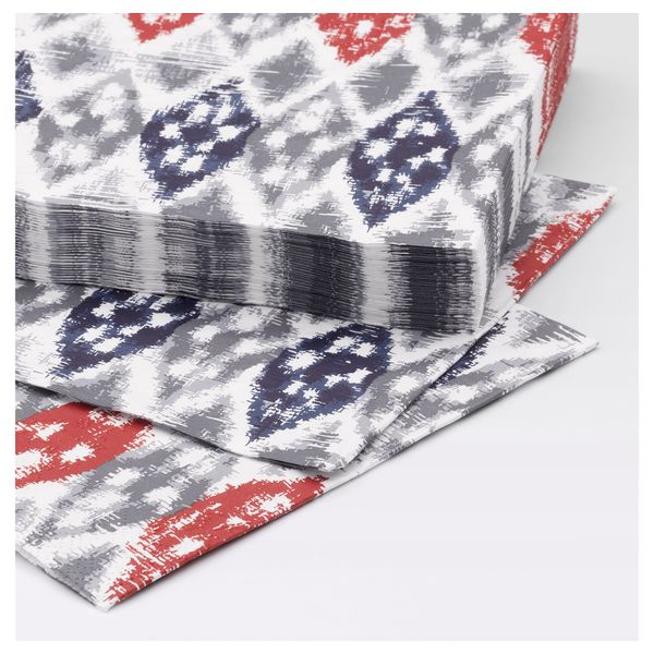 Салфетка бумажная БЕВИЛЬЯ, разноцветный, с рисунком (33x33 см) - фото 2