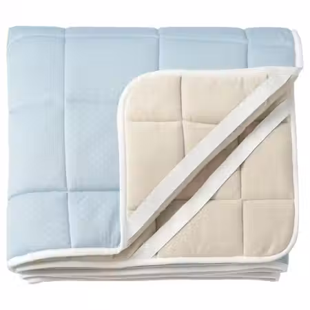 KEJSAROLVON КЕЙСАРОЛВОН Наматрасник - бежевый/синий 90x200 см