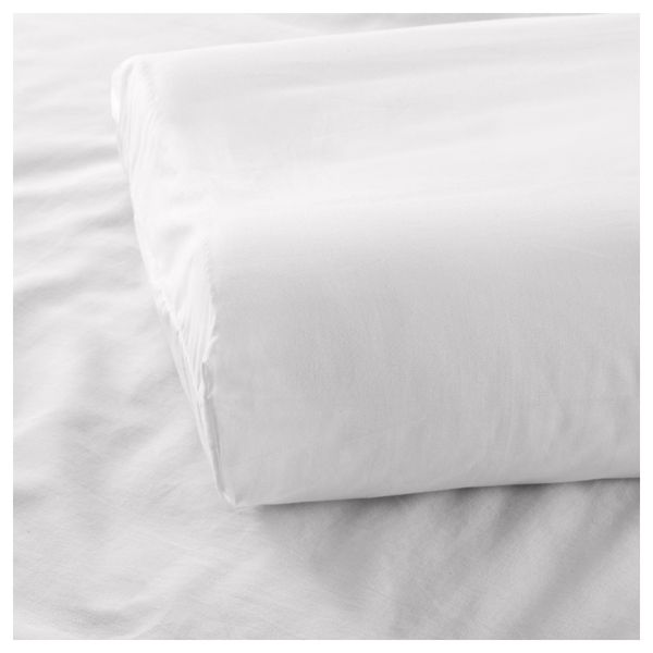 Наволочка для подушки (плотная и прочная, эффектом памяти) ДВАЛА, белый (35x59 см) - фото 2