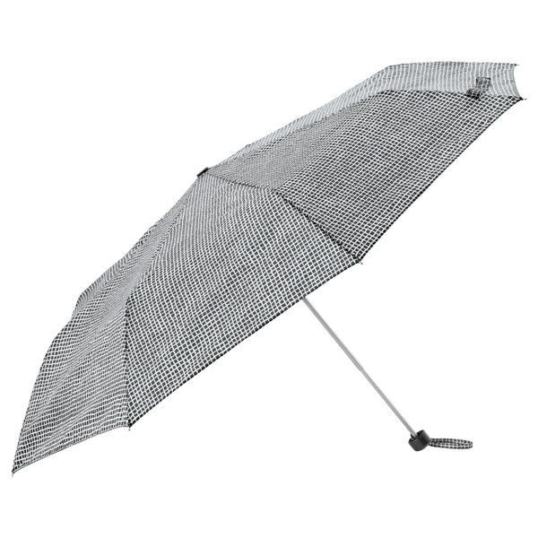 Зонт, складной черный-белый IKEA КНЭЛЛА 203.791.28 - фото 1