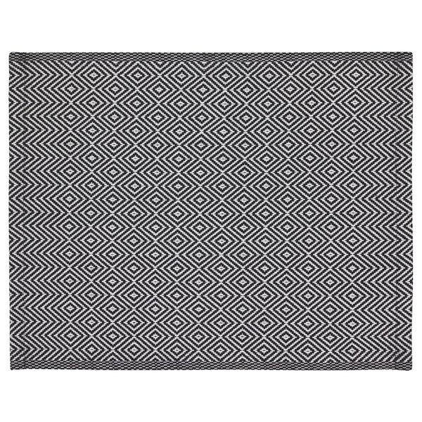 Салфетка под приборы, черный-белый 35x45 см IKEA GODDAG ГОДДАГ 903.669.19 - фото 1