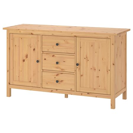 Сервант, светло-коричневый 157x88 см IKEA HEMNES ХЕМНЭС 303.883.68