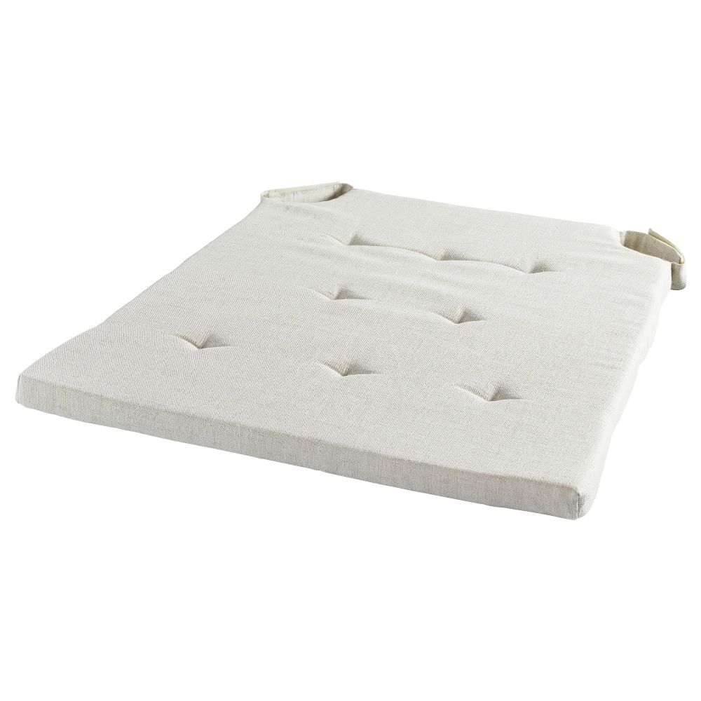 Подушка на стул АДМЕТЕ, естественный (43/36x42x2.5 см) - фото 1