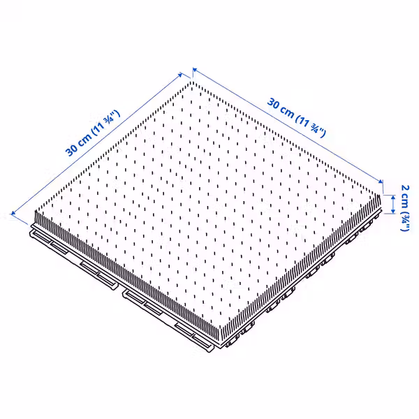 IKEA, дополнительный ракурс - схема-чертеж с размерами