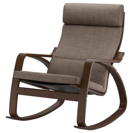 Кресло-качалка ПОЭНГ, коричневый, Исунда коричневый
