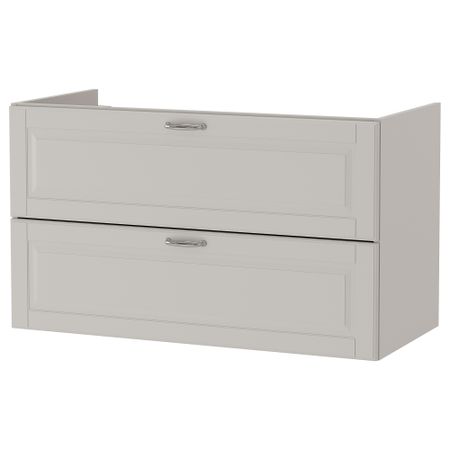 Шкаф для раковины с 2 ящиками, 100x47x58 cm IKEA GODMORGON ГОДМОРГОН 203.876.56