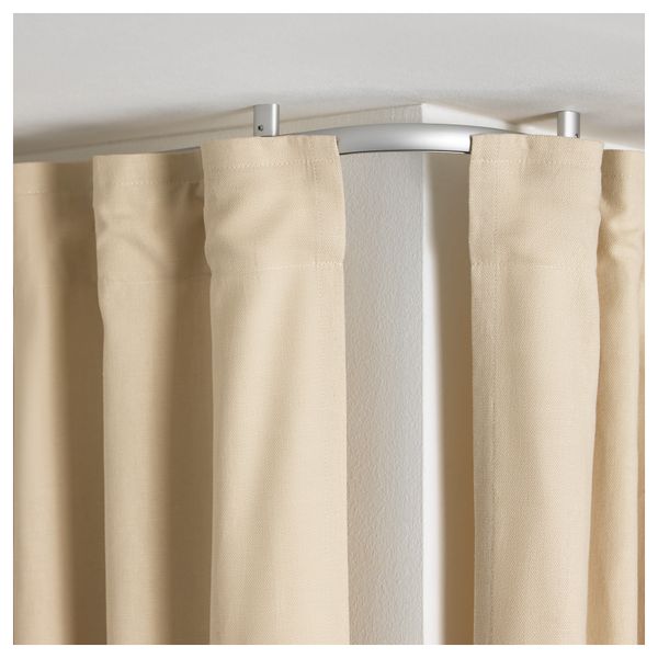 Угловое соединение для одинарной шины КВАРТАЛ, цвет алюминия - схема-чертеж с размерами