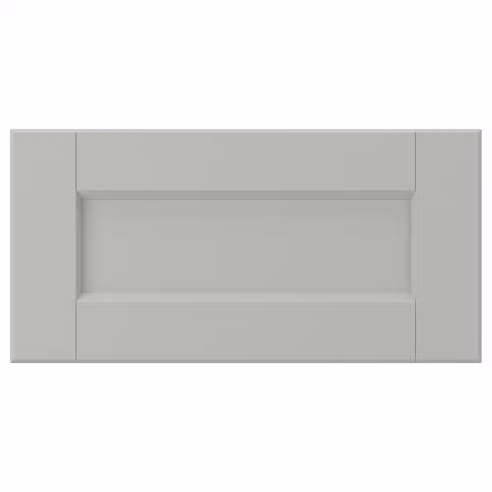 LERHYTTAN Фронтальная панель ящика - светло-серый 40x20 см - фото 1
