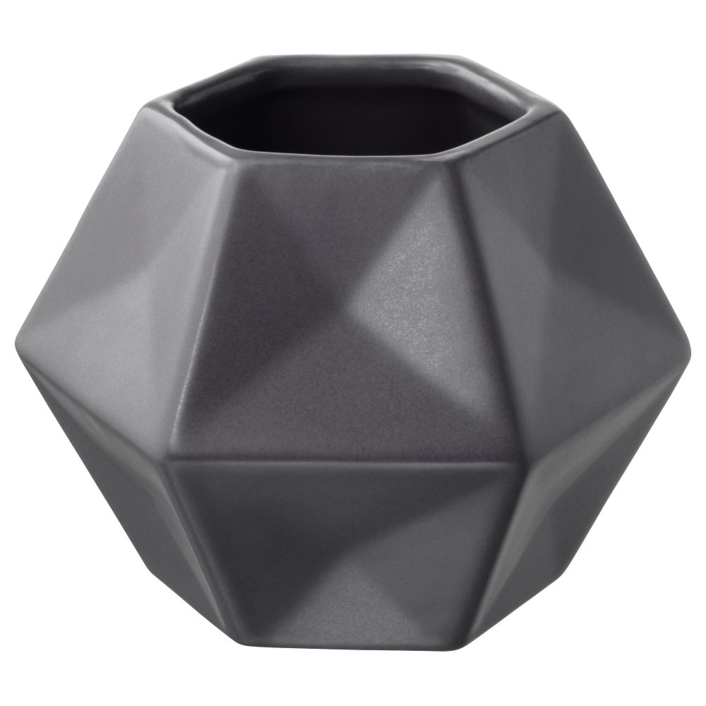 Ваза ЛИВСЛОНГ, серый (8 см) - фото 1