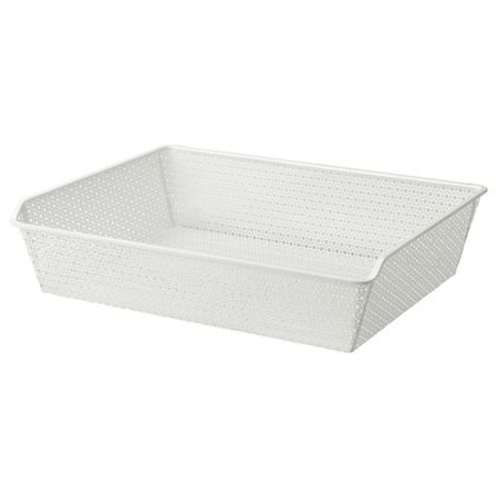 Металлическая корзина, с рисунком, белый, 75x58 см IKEA KOMPLEMENT КОМПЛИМЕНТ 202.573.39