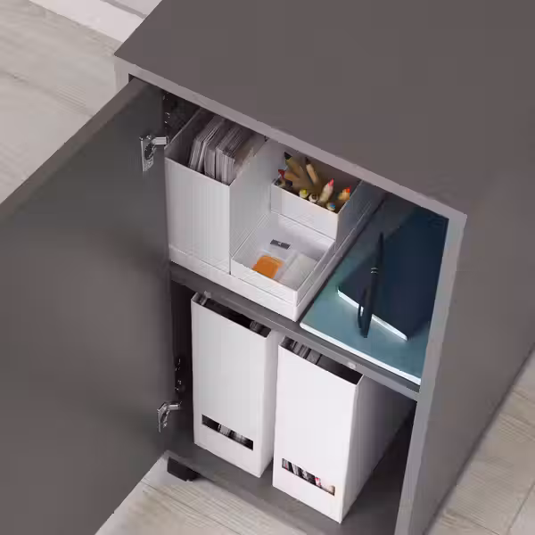 ALEX Модуль на колесах - темно-серый/чёрный 36x76 см - фото 4